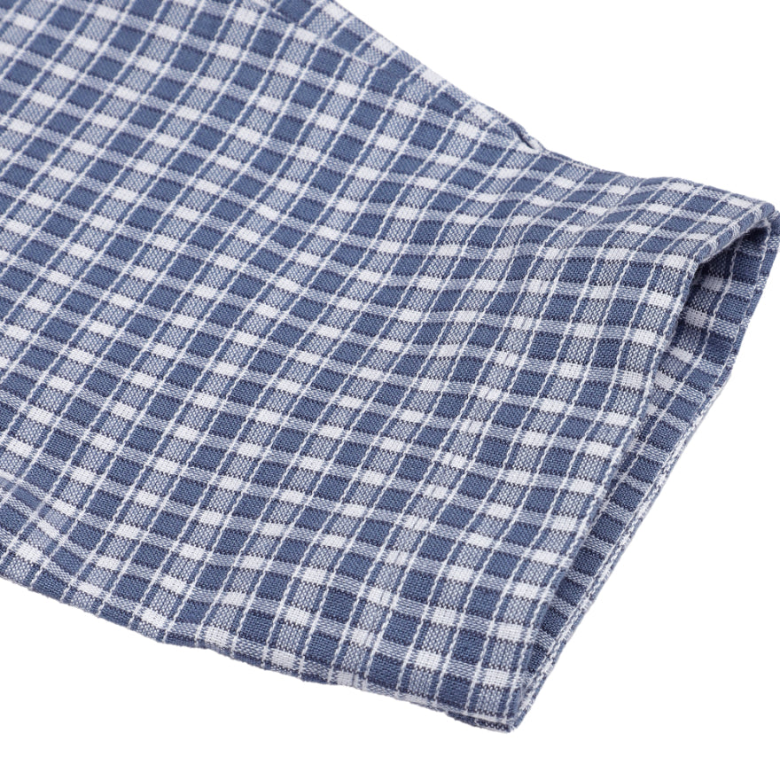 Gingham Check Peplum Sanaita