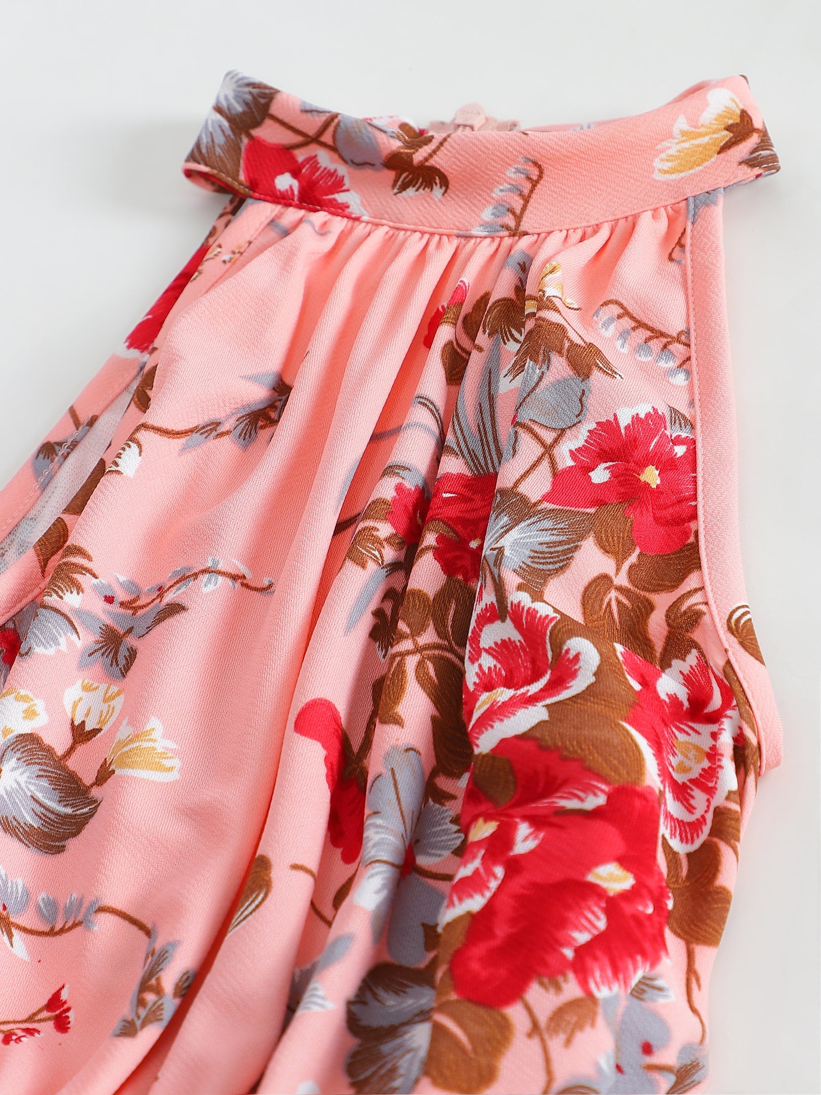 Pink Floral Dress Sanaita
