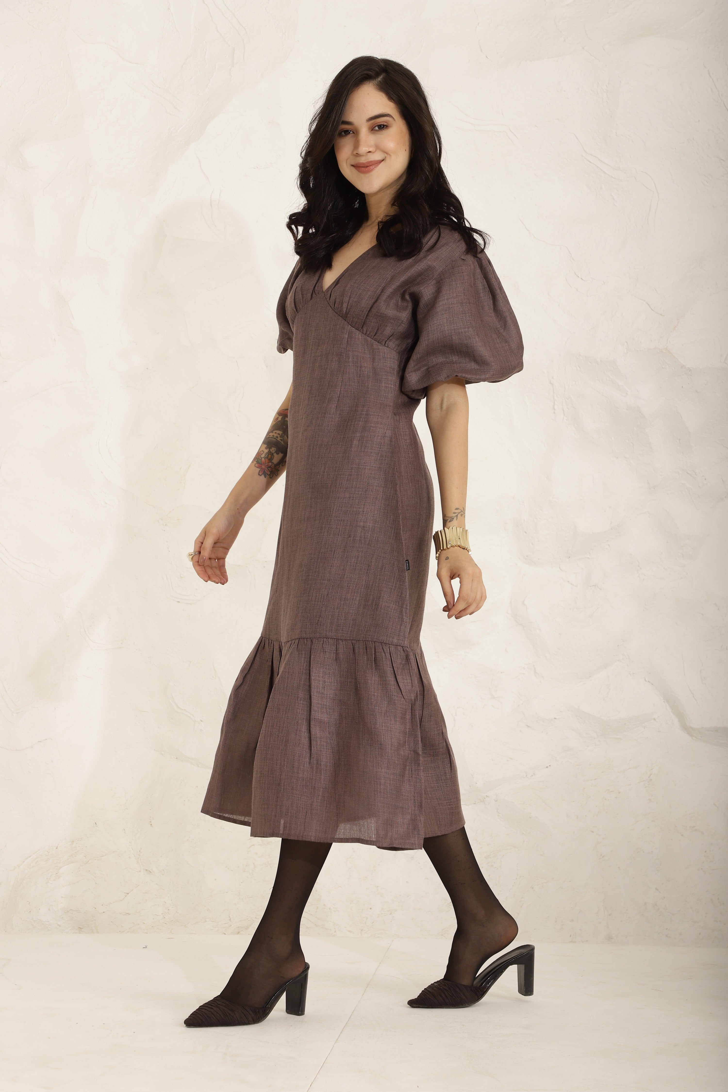 Mocha Daze Dress Sanaita