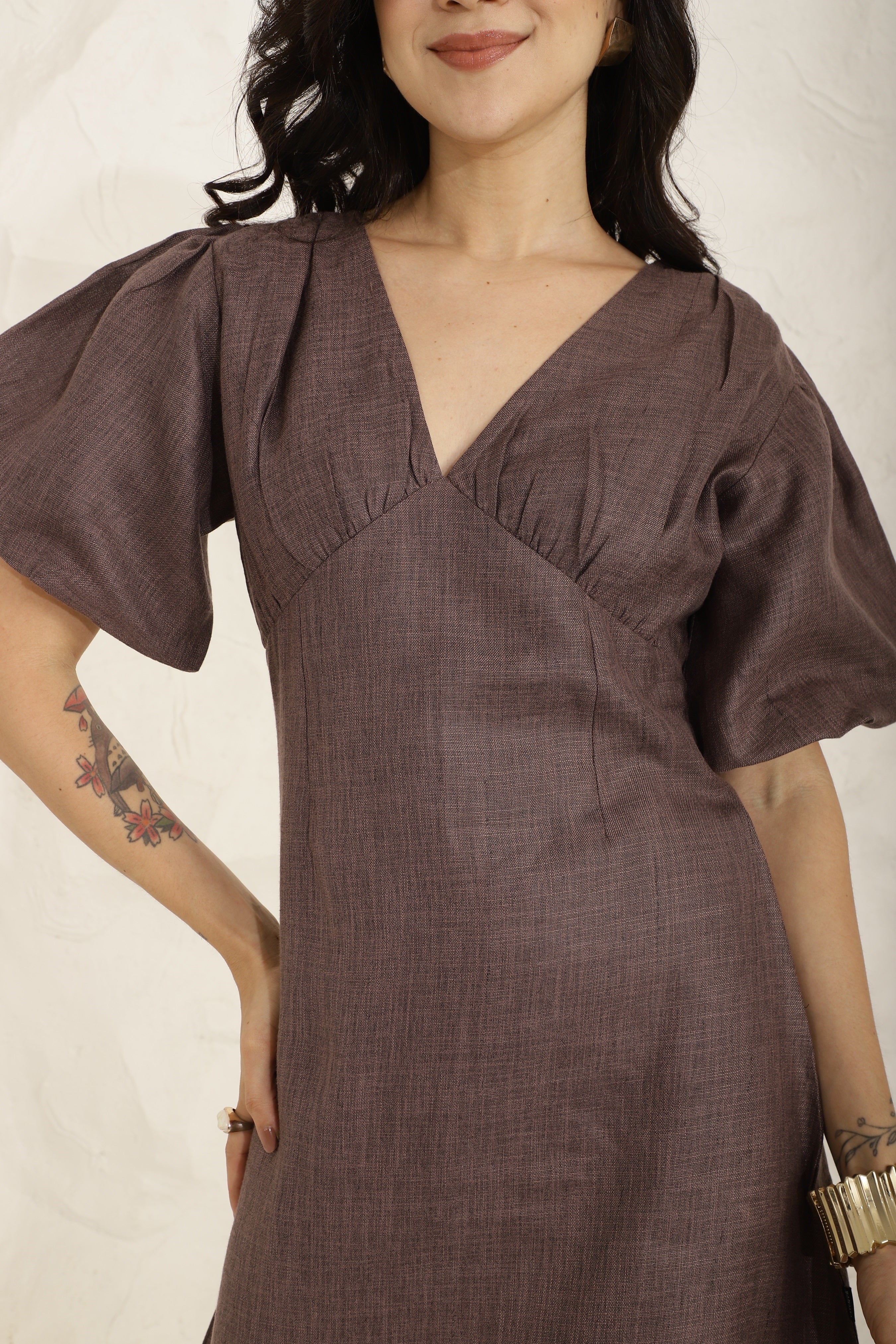 Mocha Daze Dress Sanaita