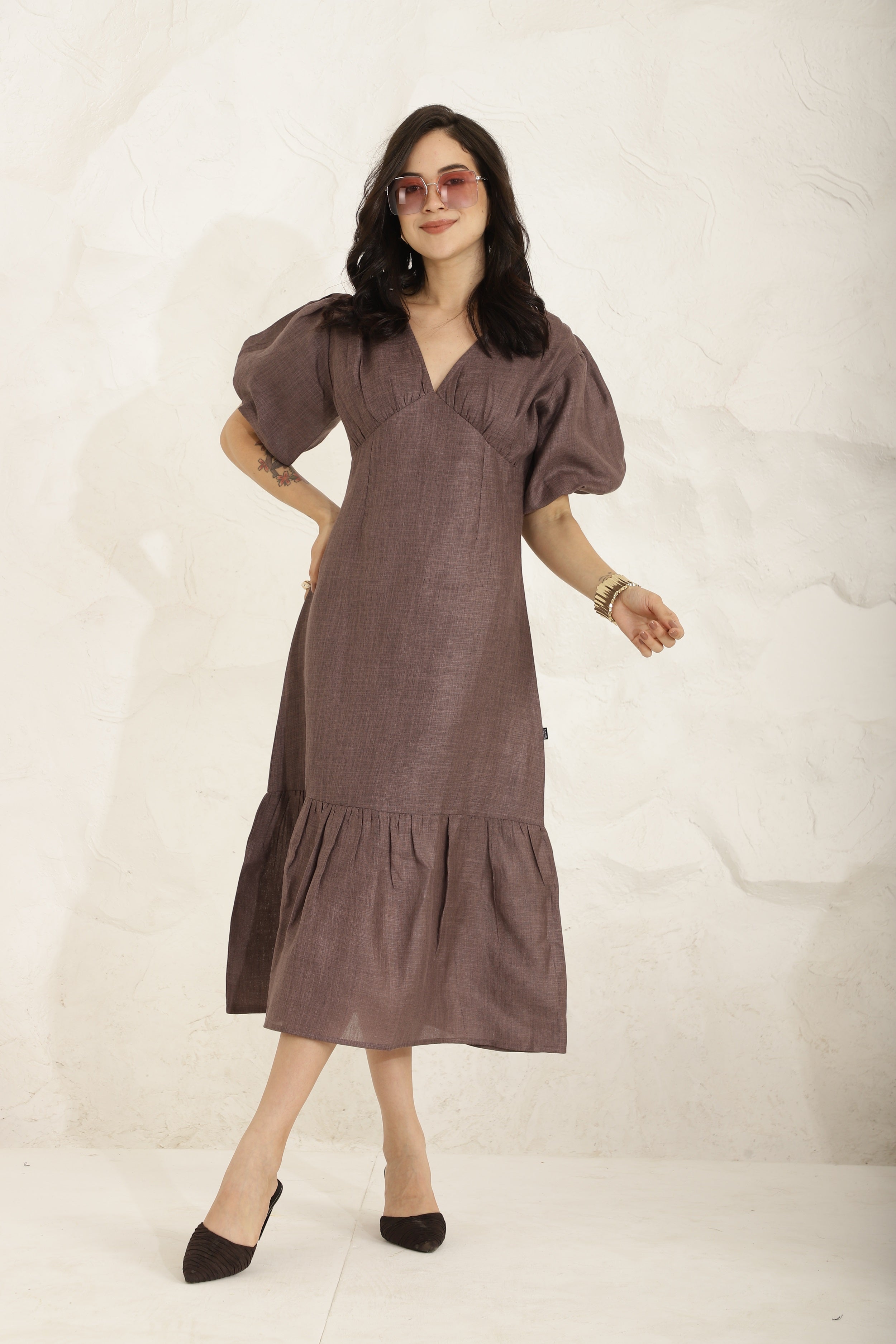 Mocha Daze Dress Sanaita