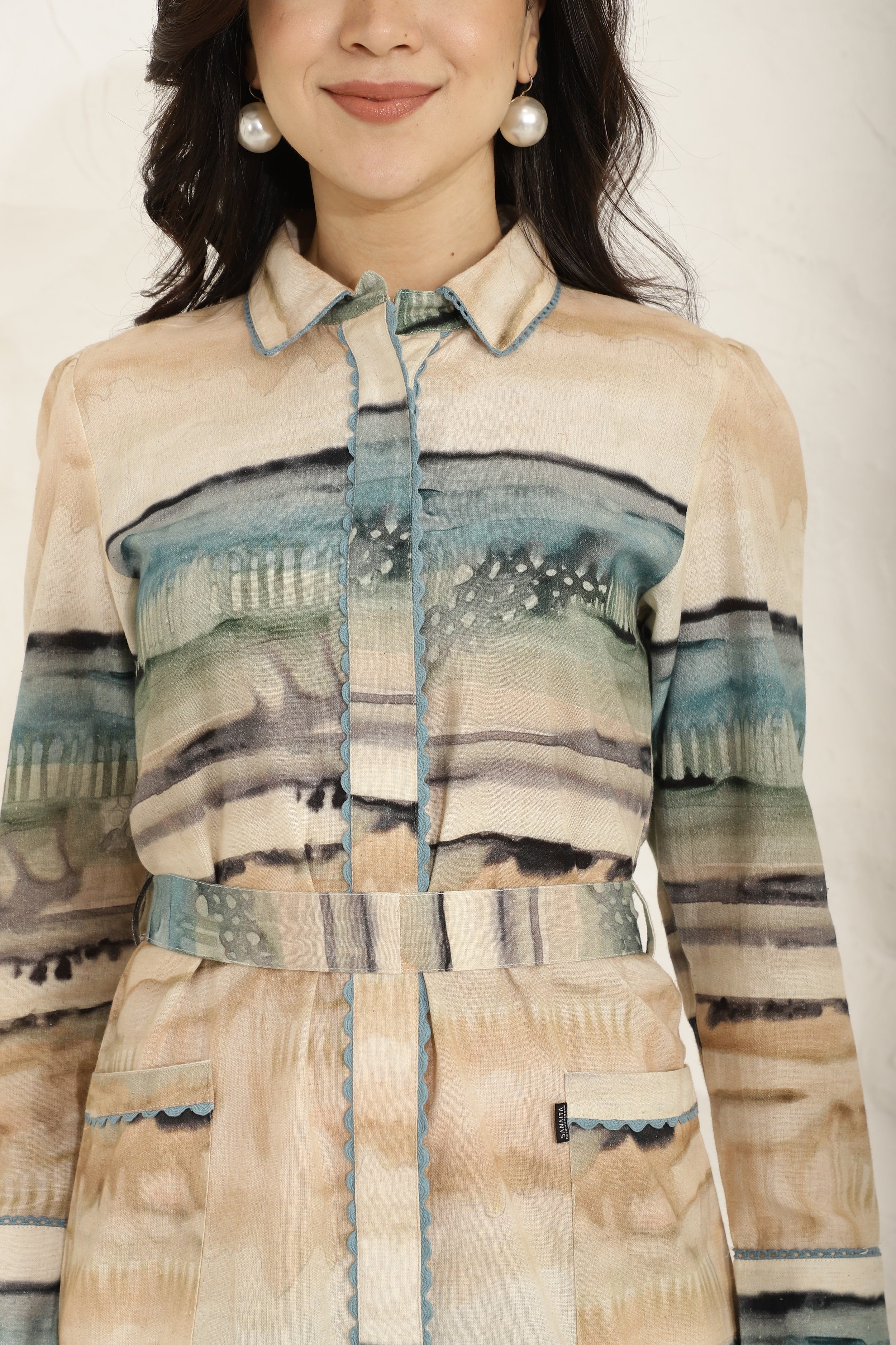 Coastal Affair Shirt Dress Sanaita