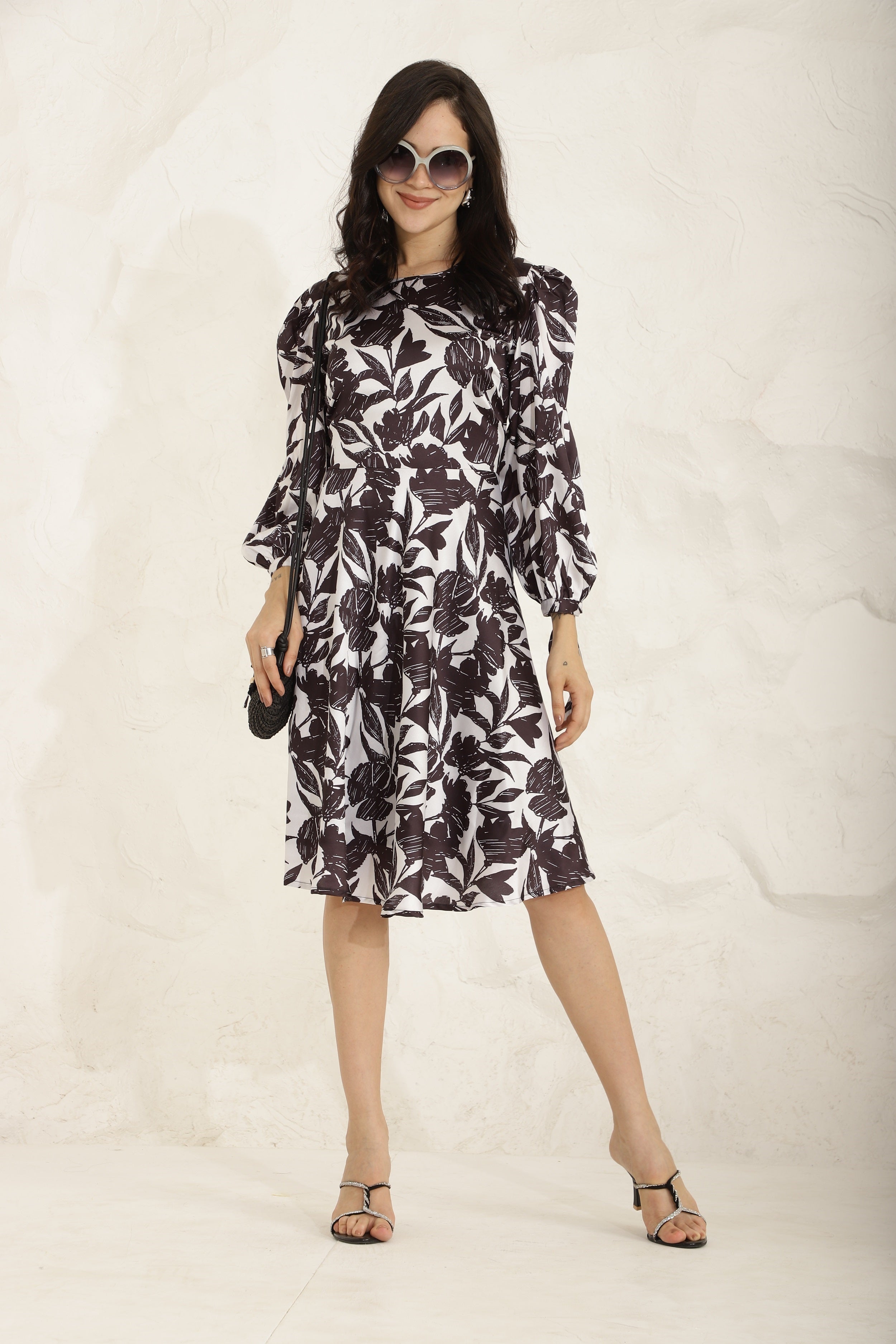 Skater Rose Dress Sanaita