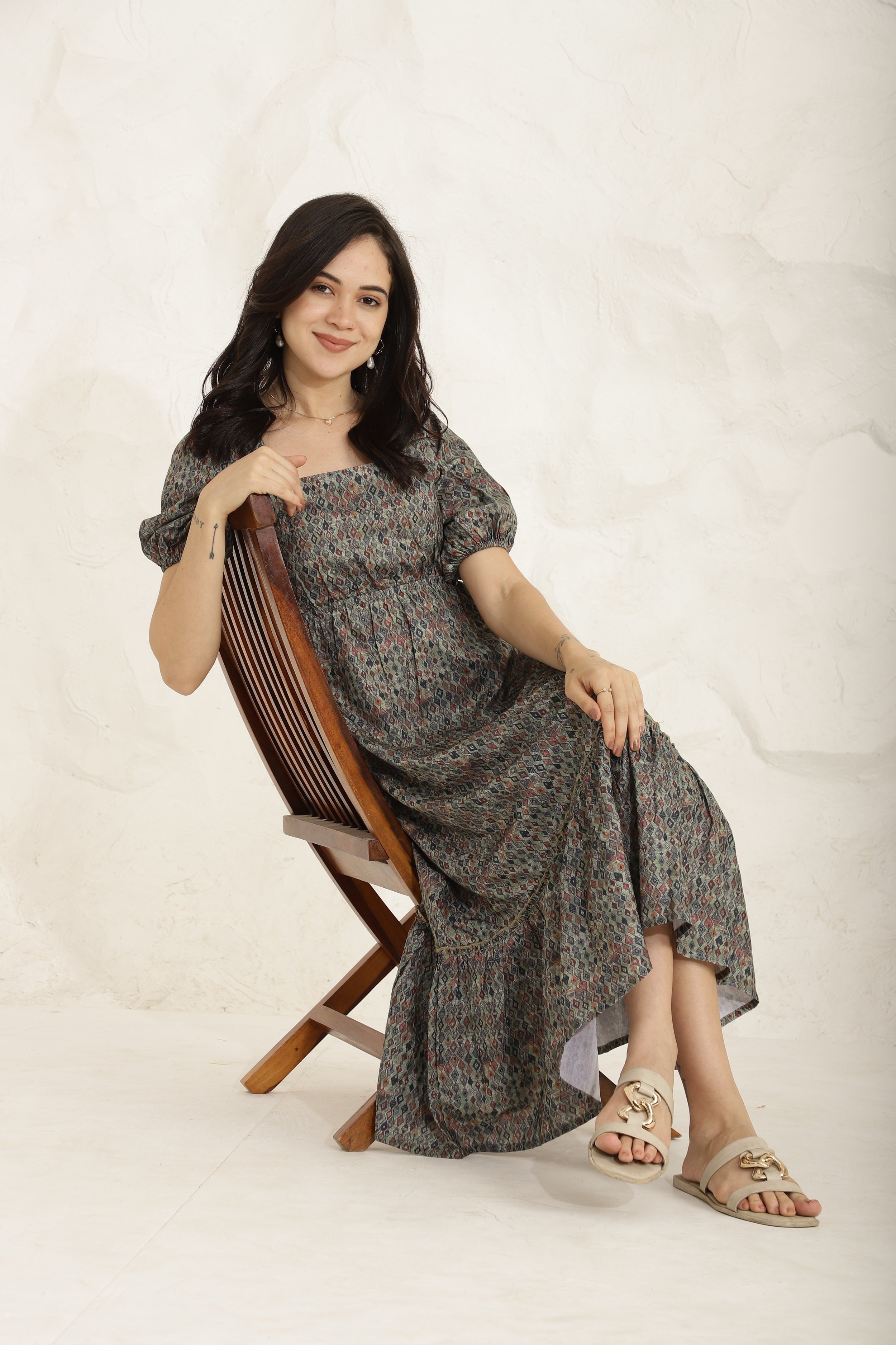 Terra Flare Dress Sanaita