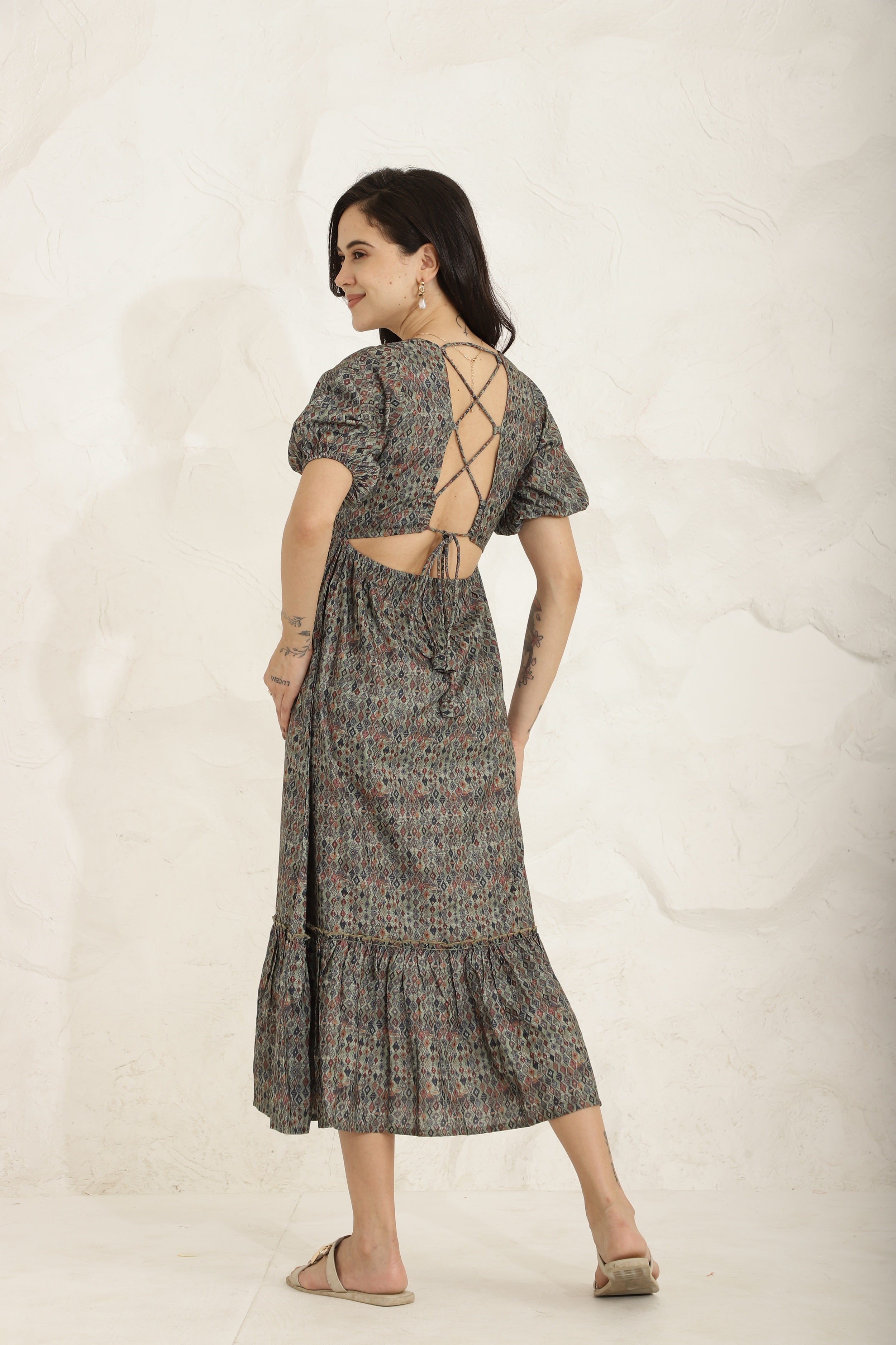 Terra Flare Dress Sanaita