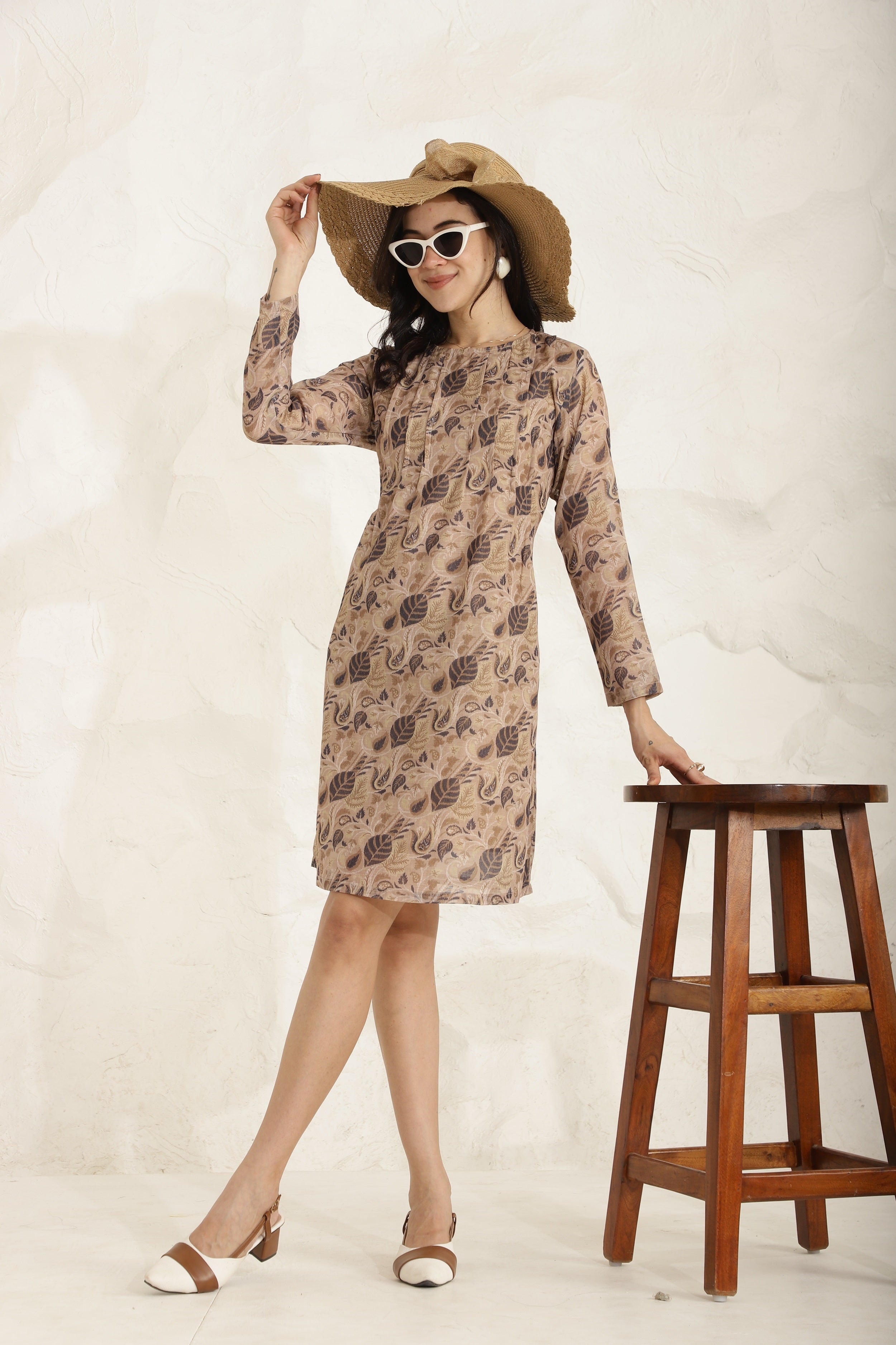 Azure Rust Dress Sanaita