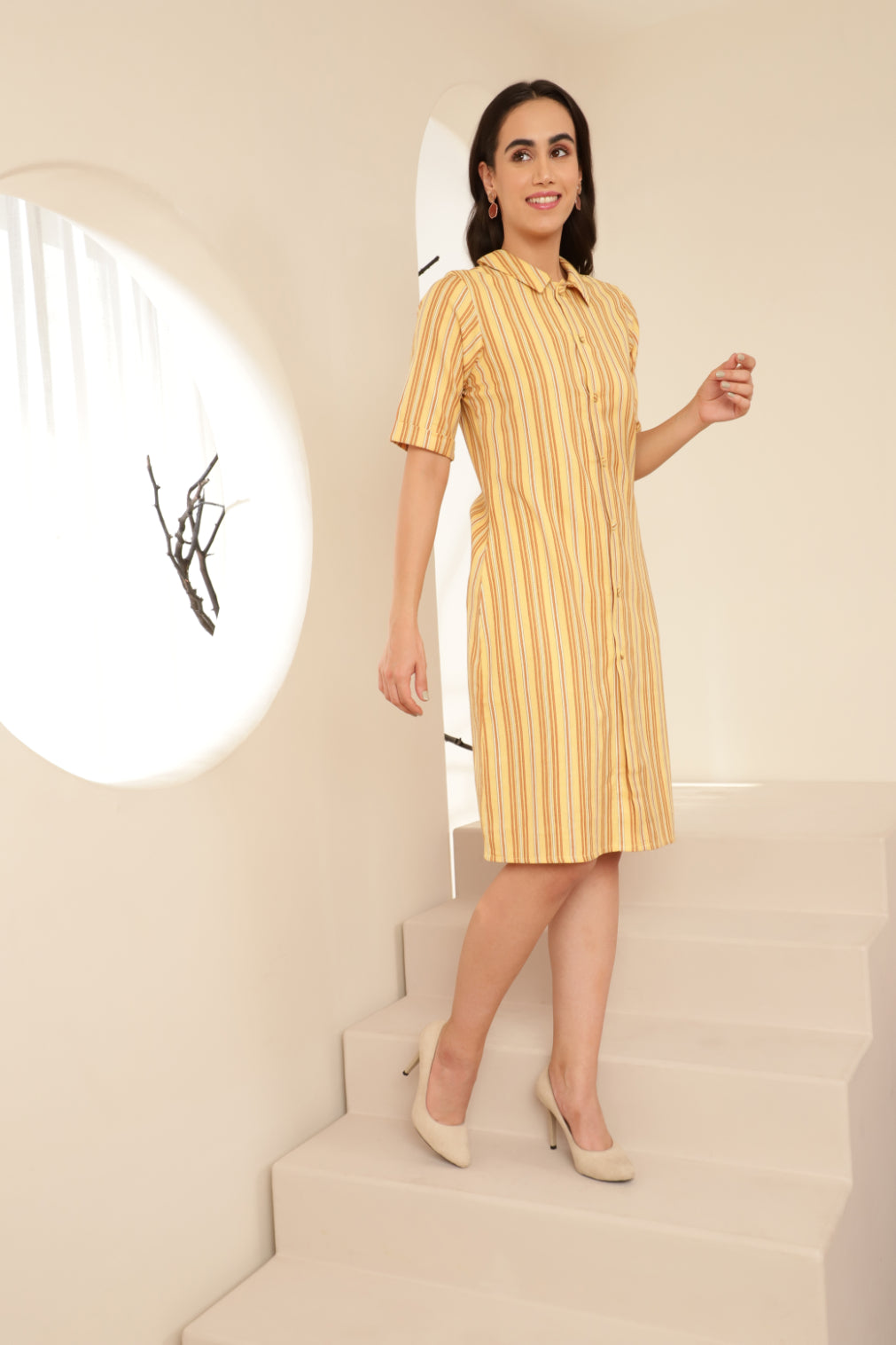 Yellow Short Dress