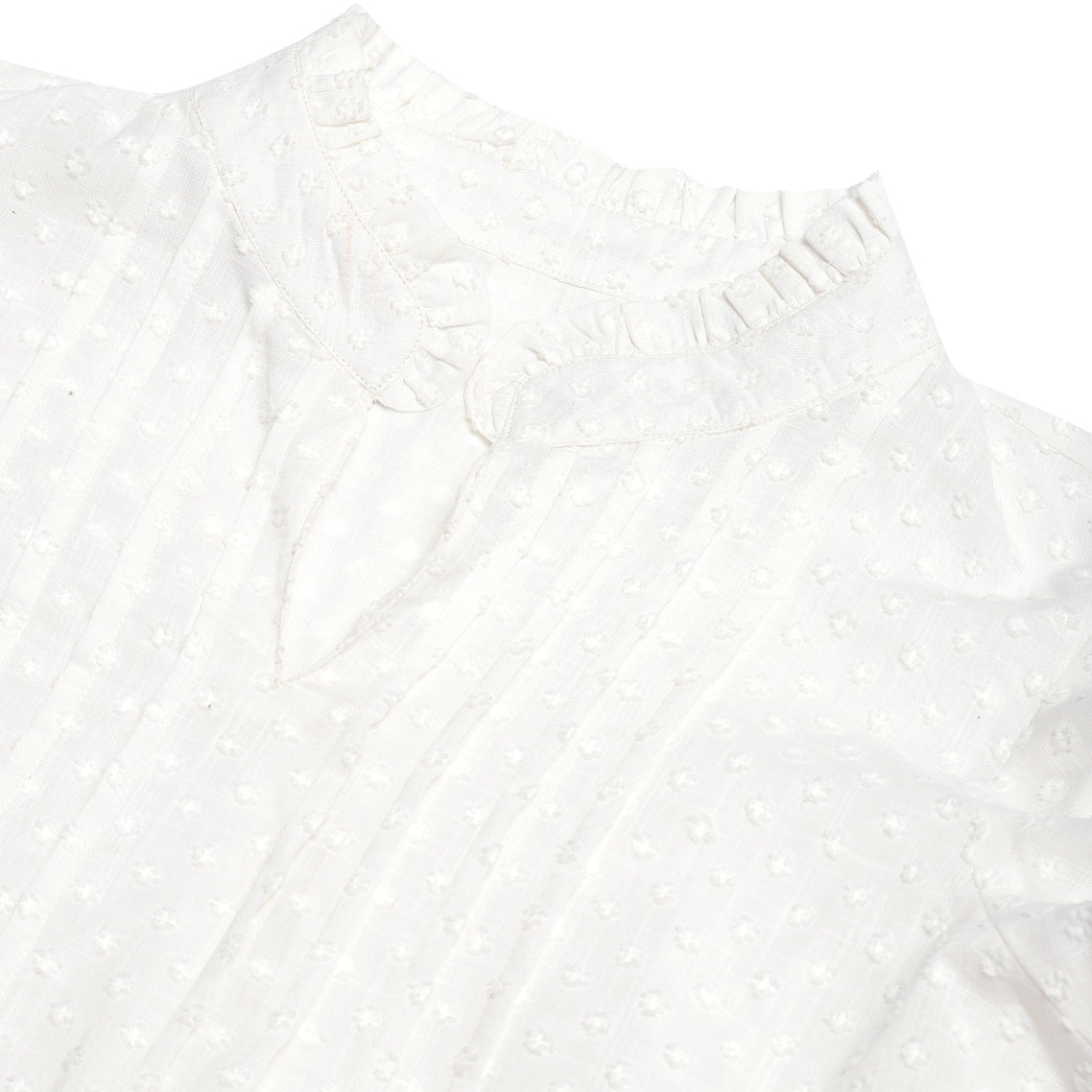 Floral Printed Dobby Textured Cotton Top Sanaita