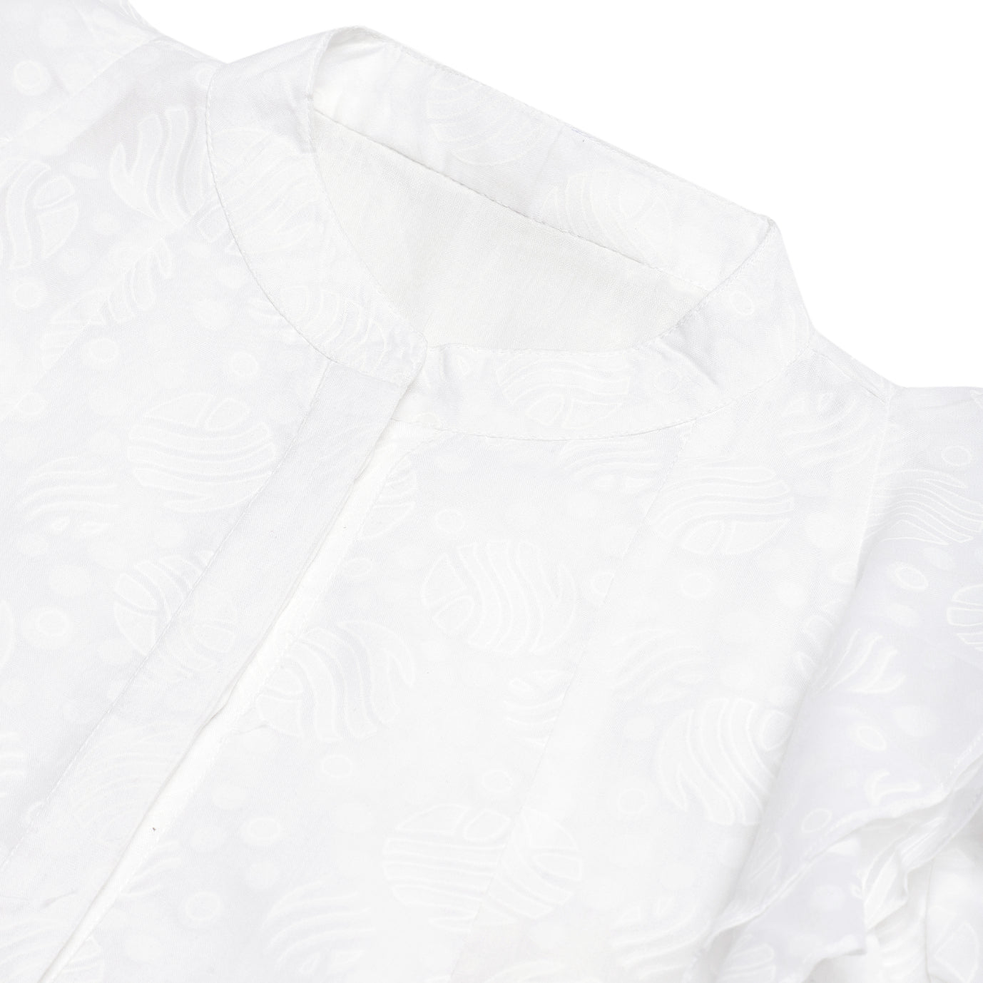 Double Frill Stylised Oversized Shirt Sanaita