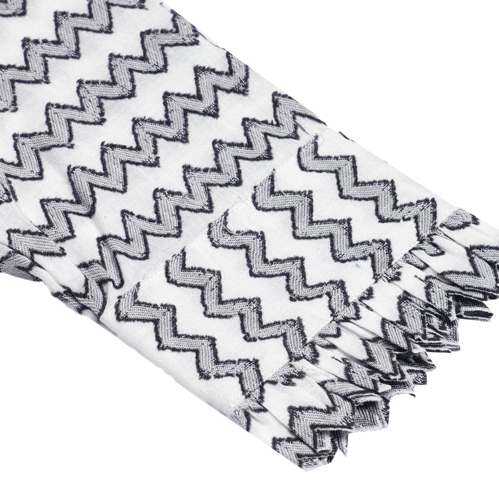Jacquard Zig Zag Pattern Top Sanaita