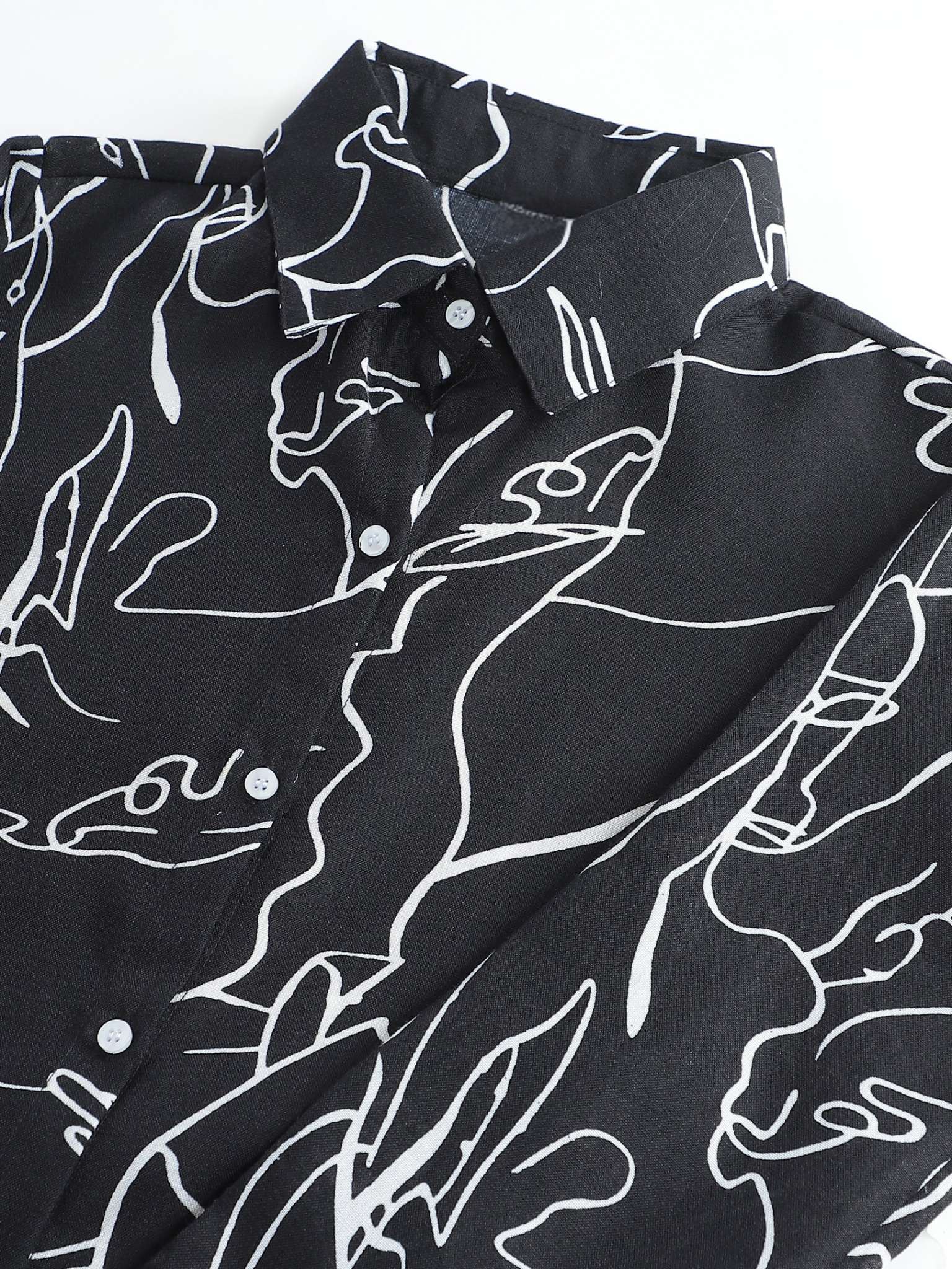Markble Print Aline Dress Sanaita