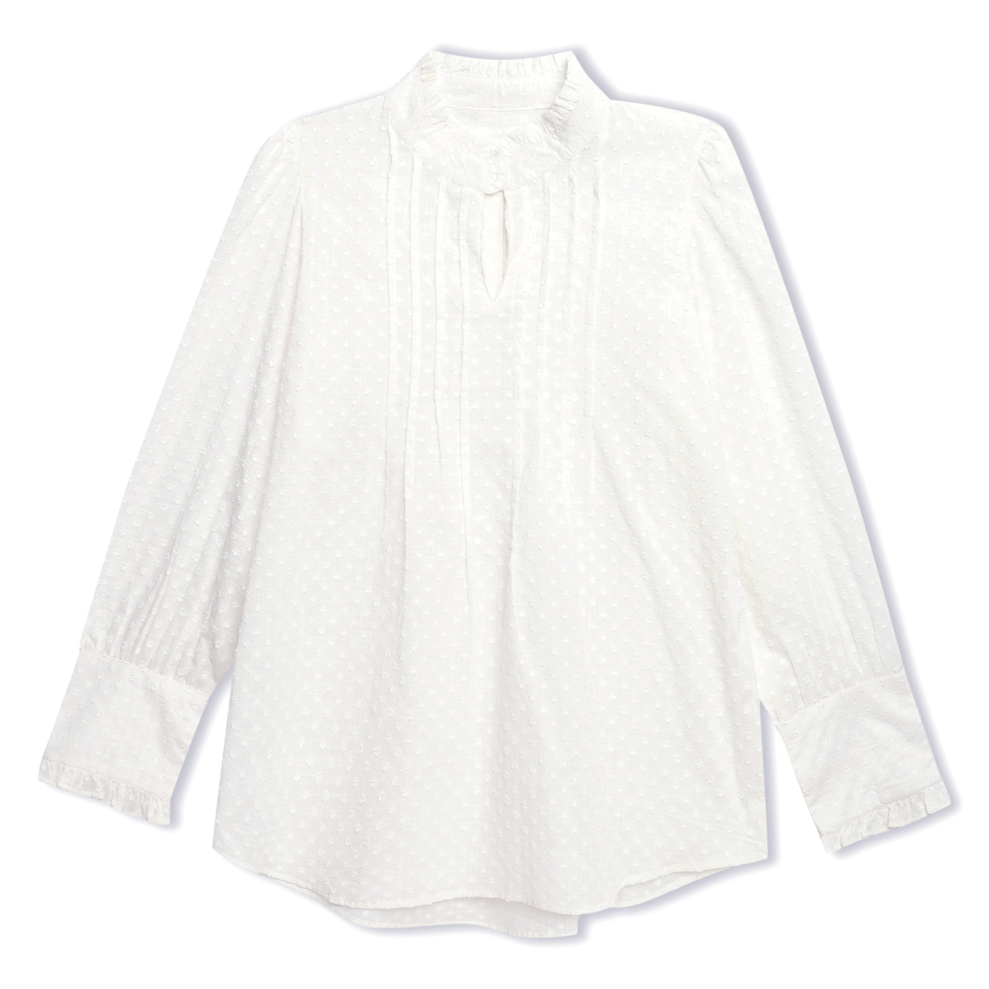 Floral Printed Dobby Textured Cotton Top Sanaita