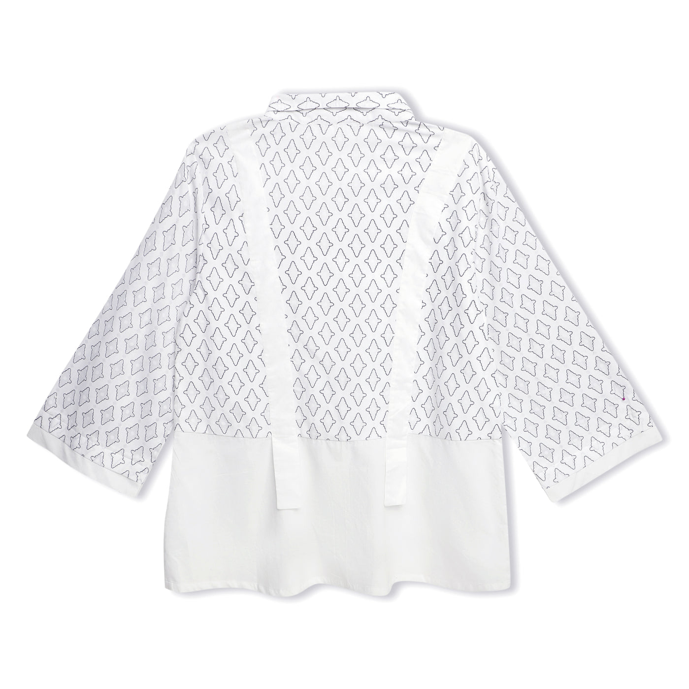 Double Layer Jacquard Statement Shirt Sanaita