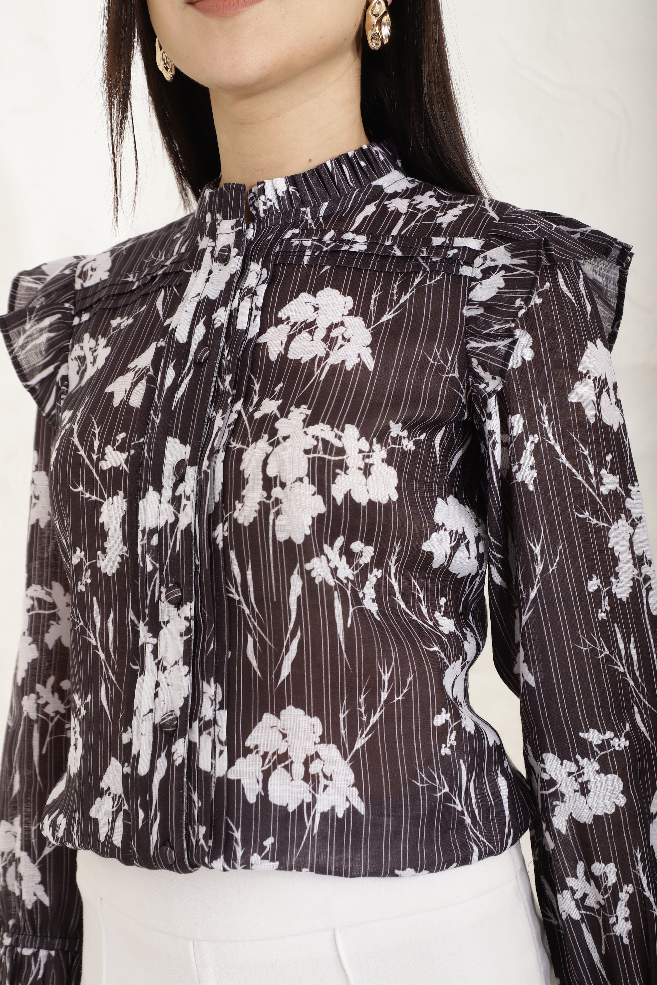 White Bud Shirt Sanaita