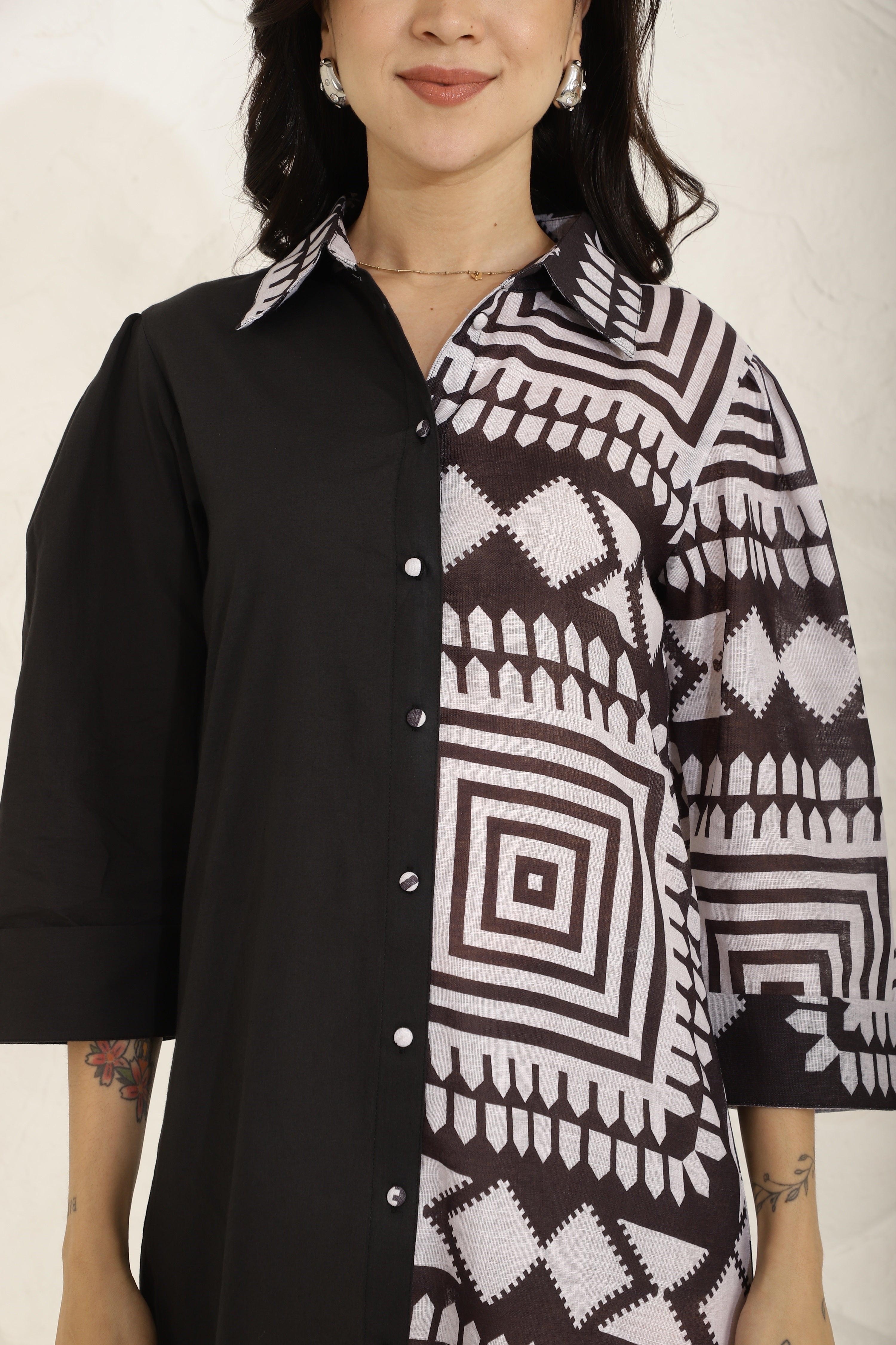 Fusion Shirt Dress Sanaita