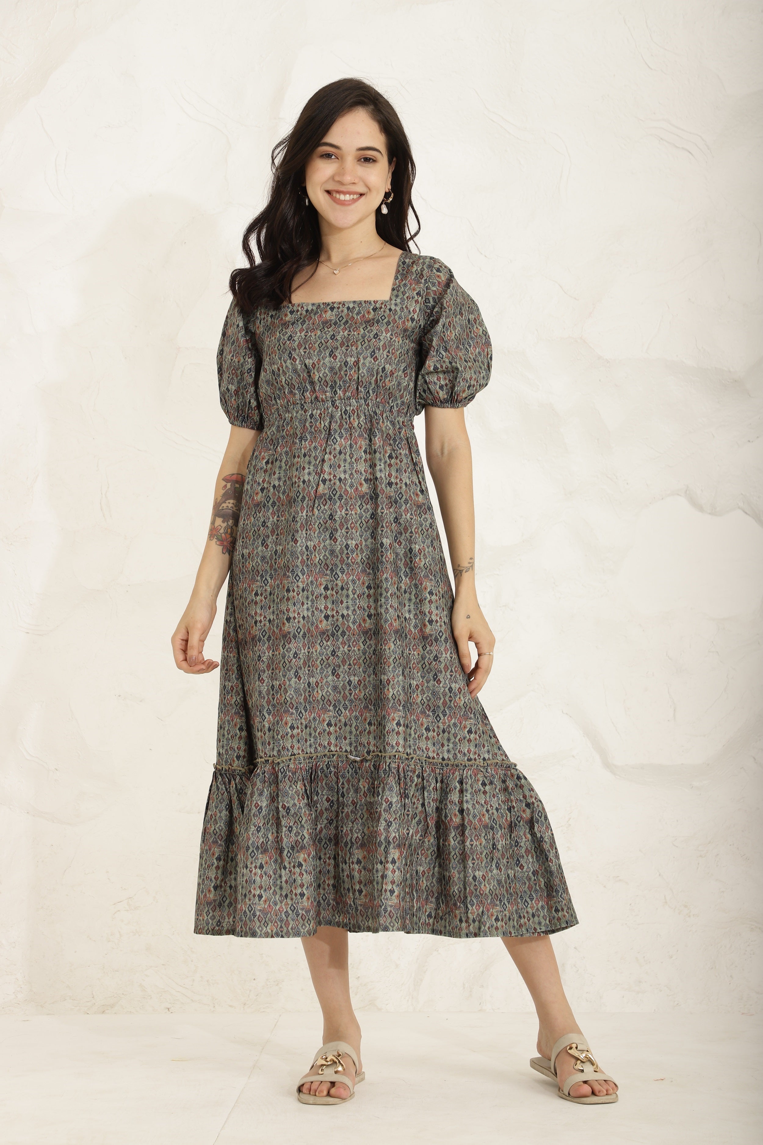 Terra Flare Dress Sanaita