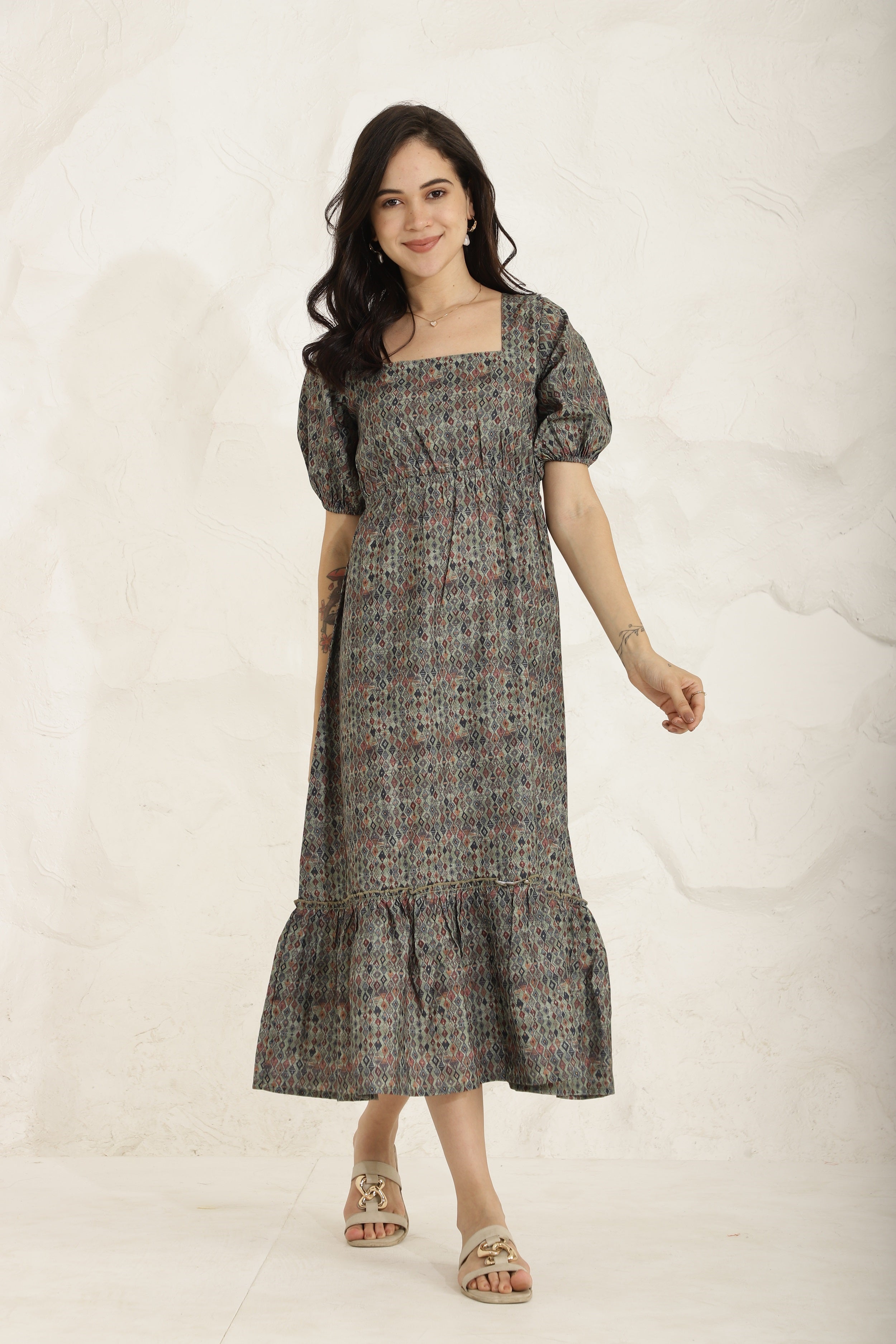 Terra Flare Dress Sanaita