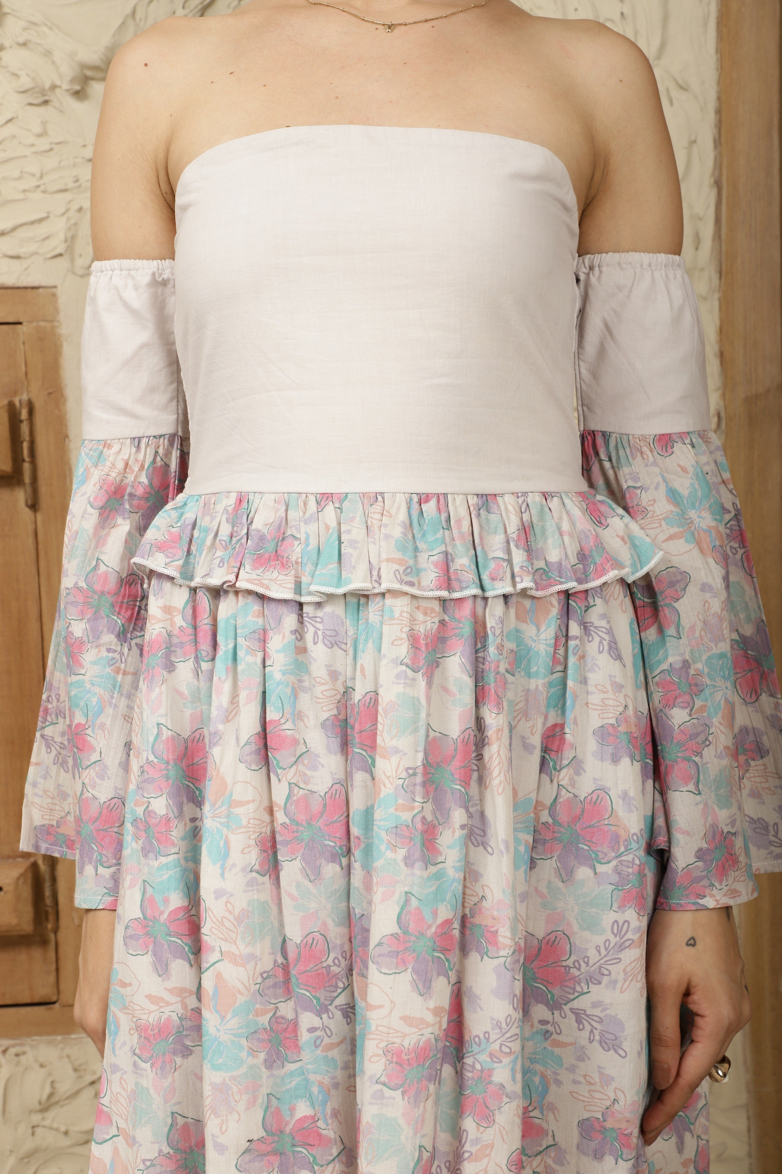 Mix Muse Floral Dress-Lilac Sanaita