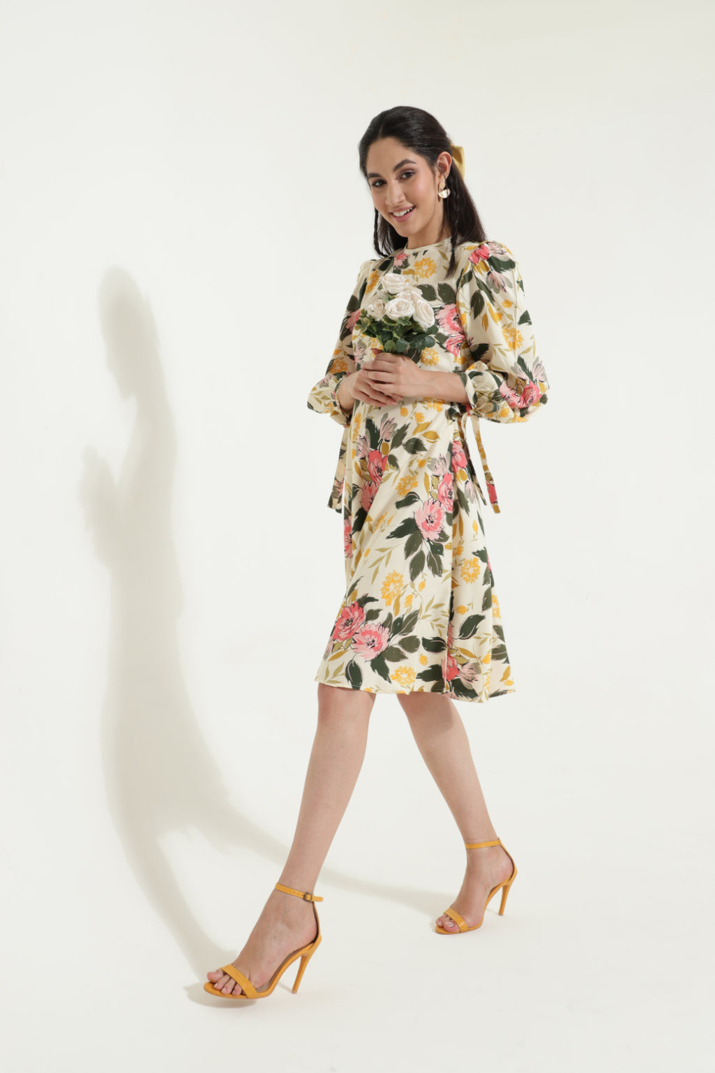 Floral Skater Dress Sanaita