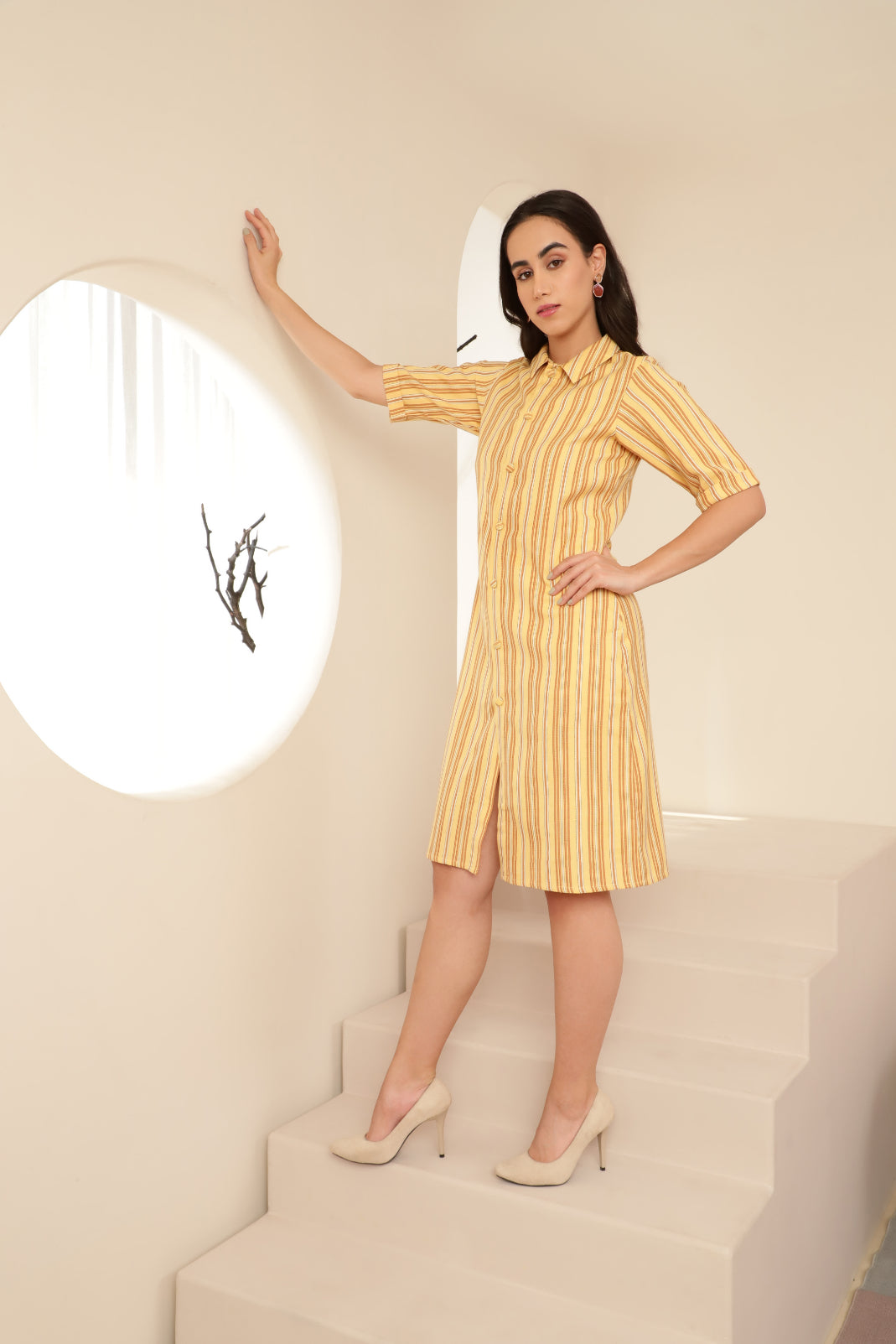 One Piece Yellow Dress